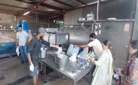 रतलाम: दूध में प्रोटीन पाउडर की मिलावट का भंडाफोड़, जावरा की डेयरी पर खाद्य विभाग की बड़ी कार्रवाई