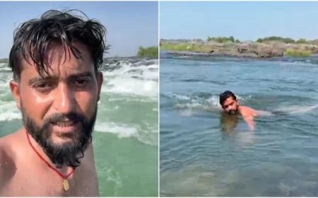 खरगोन: सोशल मीडिया रील के चक्कर में गई जान, सहस्त्रधारा में युवक की डूबने से मौत