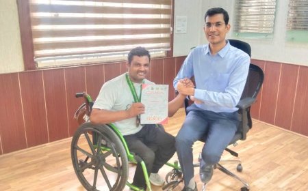Morena News: पैरा आर्म रेसलर निरंजन गुर्जर ने चंबल का बढ़ाया मान, विश्व चैंपियनशिप के लिए हुआ चयन