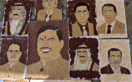 नर्मदापुरम के किसान का कमाल: अनाज से बनाई ब्रिक्स देशों के कृषि मंत्रियों की जीवंत तस्वीरें