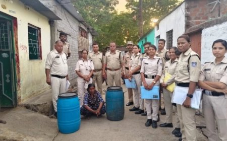 भोपाल आबकारी विभाग की बड़ी कार्रवाई: अवैध शराब के ठिकानों पर दबिश, 600 किलो महुआ लाहन जब्त