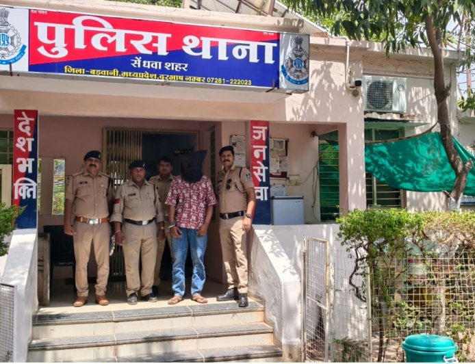 सेंधवा पुलिस ने 48 घंटे में सुलझाई चेन स्नेचिंग की वारदात, एक आरोपी गिरफ्तार