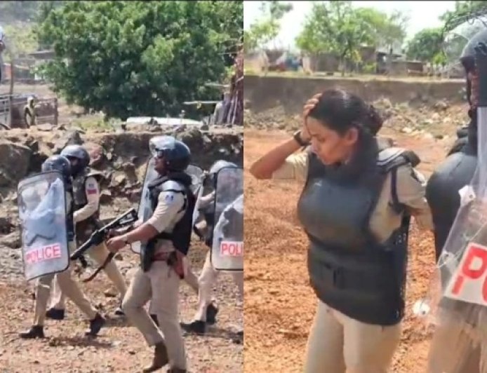 रतलाम: निवेश क्षेत्र के लिए अतिक्रमण हटाने गए प्रशासन पर पथराव, आंसू गैस के गोले छोड़े; 3 पुलिसकर्मी घायल