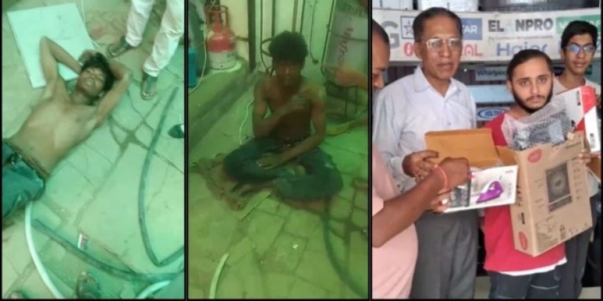 सतना में अजब चोर की गजब कहानी: कूलर-AC के गोदाम में चोरी करने घुसा, वहीं गहरी नींद में सो गया