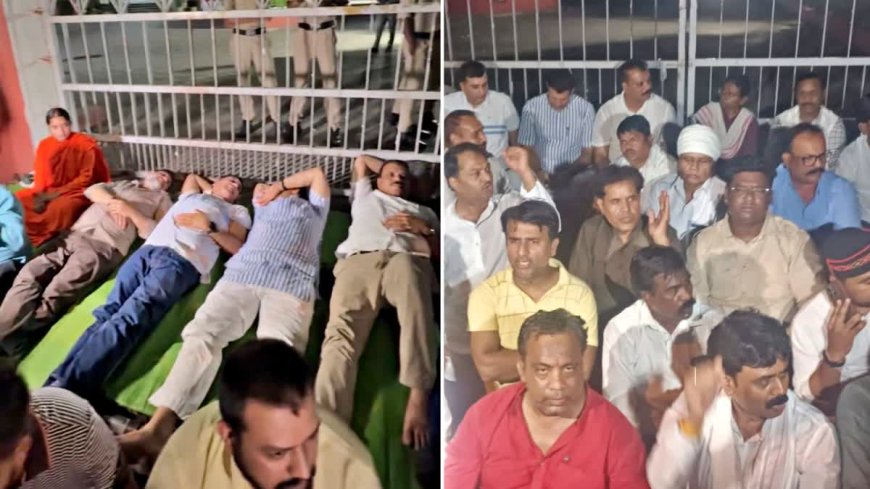 भोपाल में सियासी बवाल: मीनाक्षी नटराजन का नामांकन रद्द होने पर कांग्रेस का निर्वाचन कार्यालय के बाहर डेरा