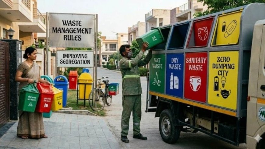 भोपाल में 'बल्क वेस्ट' नियम लागू: 900 से अधिक सोसायटियों को अब खुद करना होगा कचरा निपटान