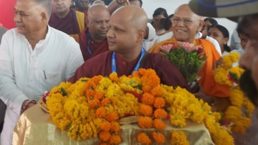 भगवान बुद्ध के परम शिष्यों के पवित्र अस्थि कलश लौटे भारत: सांची के चेतियागिरी विहार में आज होंगे स्थापित