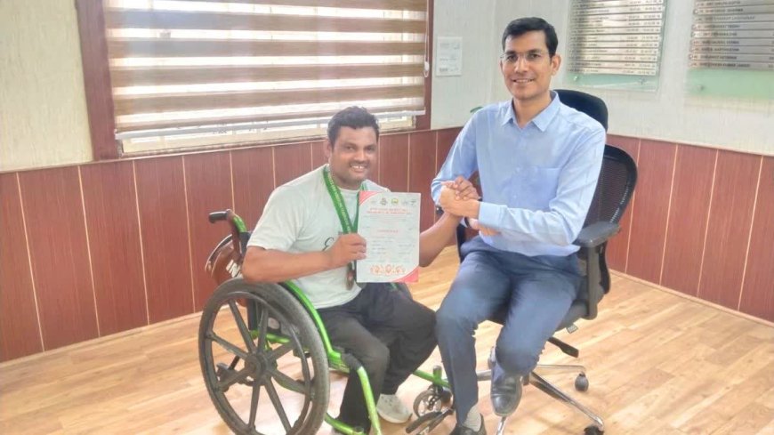 Morena News: पैरा आर्म रेसलर निरंजन गुर्जर ने चंबल का बढ़ाया मान, विश्व चैंपियनशिप के लिए हुआ चयन