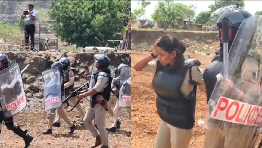 रतलाम: निवेश क्षेत्र के लिए अतिक्रमण हटाने गए प्रशासन पर पथराव, आंसू गैस के गोले छोड़े; 3 पुलिसकर्मी घायल